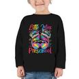 Little Miss Preschool Messy Bun Back To School Girl Women Graphic Toddler Long Sleeve Tee Little Miss Preschool Messy Bun Back To School Girl Women Graphic Toddler Long Sleeve Tee