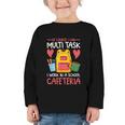 Lunch Lady Appreciation Back To School Cafeteria Worker Graphic Toddler Long Sleeve Tee Lunch Lady Appreciation Back To School Cafeteria Worker Graphic Toddler Long Sleeve Tee
