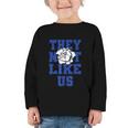 Not Like Bulldog Back To School Spirit B Graphic Toddler Long Sleeve Tee Not Like Bulldog Back To School Spirit B Graphic Toddler Long Sleeve Tee