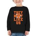 Not Like Tigers Back To School Spirit O Graphic Toddler Long Sleeve Tee