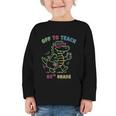 Off To Teach Fifth Grade Alligator Back To School Graphic Toddler Long Sleeve Tee