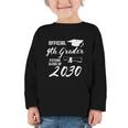 Official 9th Grader Future Class Of 2030 Back To School Graphic Toddler Long Sleeve Tee