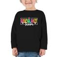 Oncology Team Nurse Back To School Nursing Nurse Squad Graphic Toddler Long Sleeve Tee Oncology Team Nurse Back To School Nursing Nurse Squad Graphic Toddler Long Sleeve Tee