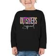 Outsiders Squad Tie Dye Back To School Women Appreciation Graphic Toddler Long Sleeve Tee Outsiders Squad Tie Dye Back To School Women Appreciation Graphic Toddler Long Sleeve Tee