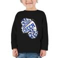 Panthers Cheer Back To School Cheerleading Spirit B Graphic Toddler Long Sleeve Tee Panthers Cheer Back To School Cheerleading Spirit B Graphic Toddler Long Sleeve Tee