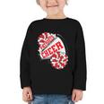 Patriots Cheer Back To School Cheerleading Spirit R Graphic Toddler Long Sleeve Tee