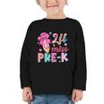 Pencil Bow Lil Miss Pre-K Pre-K Back To School Graphic Toddler Long Sleeve Tee Pencil Bow Lil Miss Pre-K Pre-K Back To School Graphic Toddler Long Sleeve Tee
