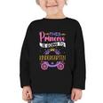 This Princess Is Going To Kindergarten Back To School Girl Graphic Toddler Long Sleeve Tee