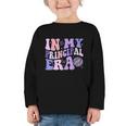 In My Principal Era Groovy School Headmaster Back To School Graphic Toddler Long Sleeve Tee In My Principal Era Groovy School Headmaster Back To School Graphic Toddler Long Sleeve Tee
