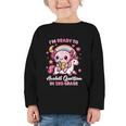 Ready To 3rd Grade Axolotl Questions Back To School Girls Graphic Toddler Long Sleeve Tee Ready To 3rd Grade Axolotl Questions Back To School Girls Graphic Toddler Long Sleeve Tee