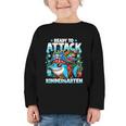 Ready To Attack Kindergarten Pirate Shark Back To School Graphic Toddler Long Sleeve Tee Ready To Attack Kindergarten Pirate Shark Back To School Graphic Toddler Long Sleeve Tee