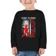 Ready To Crush Sixth Grade Soccer USA Flag Back To School Graphic Toddler Long Sleeve Tee Ready To Crush Sixth Grade Soccer USA Flag Back To School Graphic Toddler Long Sleeve Tee
