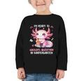 Ready To Kindergarten Axolotl Questions Back To School Girls Graphic Toddler Long Sleeve Tee Ready To Kindergarten Axolotl Questions Back To School Girls Graphic Toddler Long Sleeve Tee