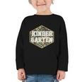 Retro Back To School Boys Old Camo Kindergarten Graphic Toddler Long Sleeve Tee Retro Back To School Boys Old Camo Kindergarten Graphic Toddler Long Sleeve Tee