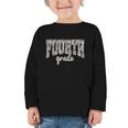 Retro Fourth Grade Back To School Boy Old Camo 4th Grade Kid Graphic Toddler Long Sleeve Tee Retro Fourth Grade Back To School Boy Old Camo 4th Grade Kid Graphic Toddler Long Sleeve Tee