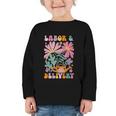 Retro Labor And Delivery Nurse Back To School Men Women Graphic Toddler Long Sleeve Tee Retro Labor And Delivery Nurse Back To School Men Women Graphic Toddler Long Sleeve Tee