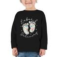 Retro Wildflowers Labor And Delivery Nurse Back To School Graphic Toddler Long Sleeve Tee Retro Wildflowers Labor And Delivery Nurse Back To School Graphic Toddler Long Sleeve Tee