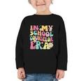In My School Counselor Era Retro Back To School Counseling Graphic Toddler Long Sleeve Tee In My School Counselor Era Retro Back To School Counseling Graphic Toddler Long Sleeve Tee