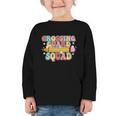 School Crossing Guard Retro Back To School Cool Appreciation Graphic Toddler Long Sleeve Tee School Crossing Guard Retro Back To School Cool Appreciation Graphic Toddler Long Sleeve Tee