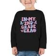 In My Second 2nd Grade Era Groovy Back To School Students Graphic Toddler Long Sleeve Tee In My Second 2nd Grade Era Groovy Back To School Students Graphic Toddler Long Sleeve Tee