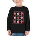 Second Grade Is My Jam Strawberry 2nd Grade Back To School Graphic Toddler Long Sleeve Tee