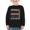 Senior Class Of 2026 Back To School Last First Day Of School Graphic Toddler Long Sleeve Tee Senior Class Of 2026 Back To School Last First Day Of School Graphic Toddler Long Sleeve Tee