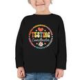 Testing Coordinator Appreciation Week Back To School Graphic Toddler Long Sleeve Tee Testing Coordinator Appreciation Week Back To School Graphic Toddler Long Sleeve Tee