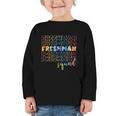 Tie Dye Freshman Squad 9th Grade Back To School High School Graphic Toddler Long Sleeve Tee Tie Dye Freshman Squad 9th Grade Back To School High School Graphic Toddler Long Sleeve Tee
