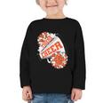 Tigers Cheerleading Back To School Cheer Team Spirit Orange Graphic Toddler Long Sleeve Tee Tigers Cheerleading Back To School Cheer Team Spirit Orange Graphic Toddler Long Sleeve Tee