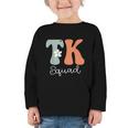 TK Squad Groovy Women Appreciation Day Hello Back To School Graphic Toddler Long Sleeve Tee TK Squad Groovy Women Appreciation Day Hello Back To School Graphic Toddler Long Sleeve Tee