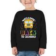 Welcome Back To School Bus Driver First Day Of School Graphic Toddler Long Sleeve Tee