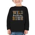 Wild About Reading Kid Love Wild Animal Books Back To School Graphic Toddler Long Sleeve Tee Wild About Reading Kid Love Wild Animal Books Back To School Graphic Toddler Long Sleeve Tee