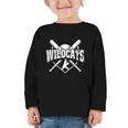 Wildcats Baseball Back To School Spirit Graphic Toddler Long Sleeve Tee Wildcats Baseball Back To School Spirit Graphic Toddler Long Sleeve Tee