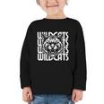 Wildcats School Spirit Team Wildcat Go Back To School Graphic Toddler Long Sleeve Tee Wildcats School Spirit Team Wildcat Go Back To School Graphic Toddler Long Sleeve Tee