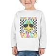 1st Grade Vibes Smile Face Back To School First Grade Graphic Toddler Long Sleeve Tee 1st Grade Vibes Smile Face Back To School First Grade Graphic Toddler Long Sleeve Tee