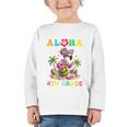 Aloha Fourth Grade Flamingo Hawaii Back To School Kids Girl Premium Tri-Blend Graphic Toddler Long Sleeve Tee Aloha Fourth Grade Flamingo Hawaii Back To School Kids Girl Premium Tri-Blend Graphic Toddler Long Sleeve Tee