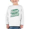 Always A Bulldog Back To School Spirit G Performance Graphic Toddler Long Sleeve Tee Always A Bulldog Back To School Spirit G Performance Graphic Toddler Long Sleeve Tee