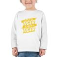 Always A Tiger Back To School Spirit GY Performance Graphic Toddler Long Sleeve Tee Always A Tiger Back To School Spirit GY Performance Graphic Toddler Long Sleeve Tee
