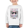 In My Assistant Principal Era Groovy Tie Dye Back To School Graphic Toddler Long Sleeve Tee