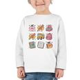 Back To School Coquette Bow First Day Of School Toddler Girl Graphic Toddler Long Sleeve Tee Back To School Coquette Bow First Day Of School Toddler Girl Graphic Toddler Long Sleeve Tee