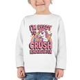 Back To School I'm Ready To Crush Kindergarten Unicorn Graphic Toddler Long Sleeve Tee Back To School I'm Ready To Crush Kindergarten Unicorn Graphic Toddler Long Sleeve Tee