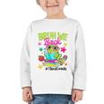 Bruh We Back Third Grade Cute Frog Back To School Graphic Toddler Long Sleeve Tee Bruh We Back Third Grade Cute Frog Back To School Graphic Toddler Long Sleeve Tee