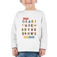 Bruh I’m In 3rd Grade Back To School Italian Brainrot Premium Tri-Blend Graphic Toddler Long Sleeve Tee