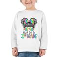 Bruh I'm In Third 3rd Grade Tie Dye Girl Back To School Tee Graphic Toddler Long Sleeve Tee