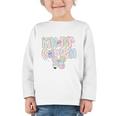 Cute Preppy Back To School Floral Kindergarten For Girls Graphic Toddler Long Sleeve Tee Cute Preppy Back To School Floral Kindergarten For Girls Graphic Toddler Long Sleeve Tee