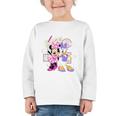 Disney Minnie & Daisy Back To School Best Friends BFFs Graphic Toddler Long Sleeve Tee Disney Minnie & Daisy Back To School Best Friends BFFs Graphic Toddler Long Sleeve Tee