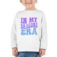 In My Dragons Era Back To School Spirit Game Retro Groovy Graphic Toddler Long Sleeve Tee In My Dragons Era Back To School Spirit Game Retro Groovy Graphic Toddler Long Sleeve Tee