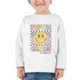 Fifth Grade Vibes Smile Face 5th Grade Team Back To School Graphic Toddler Long Sleeve Tee Fifth Grade Vibes Smile Face 5th Grade Team Back To School Graphic Toddler Long Sleeve Tee
