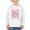 First Day Of 4th Grade Coquette Back To School Girls Kids Graphic Toddler Long Sleeve Tee First Day Of 4th Grade Coquette Back To School Girls Kids Graphic Toddler Long Sleeve Tee
