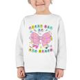 First Day Of 5th Grade Girls Coquette Back To School Kids Graphic Toddler Long Sleeve Tee